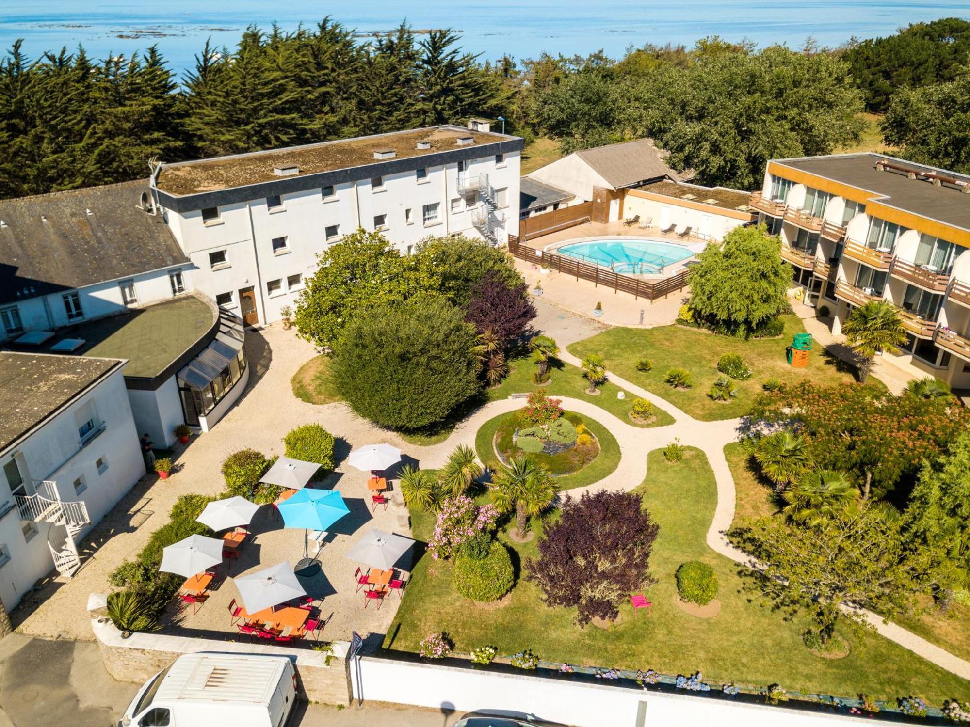 Hotel De La Pointe De Mousterlin Fouesnant Exterior foto